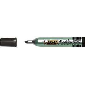 Bic - Marqueur Onyx Geant 1591 Biseaute Noir pas cher