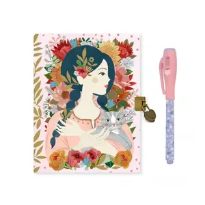 Lovely Paper Carnet secret avec feutre magique Oana