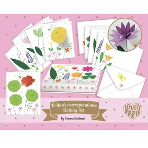 Djeco schrijfset Emma - creatieve briefpapier set voor kinderen.