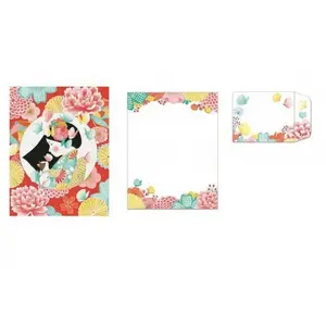 Djeco schrijfset Misa - correspondentieset met bloemige illustraties. pas cher