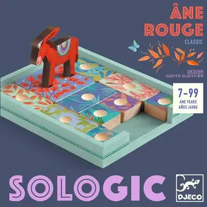 DJECO Jeu de logique Âne Rouge - Jeu de réflexion FSC 100% pas cher
