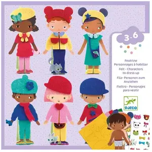 Comparateur de prix : Djeco, Autocollants, Collage d'autocollants Robes douces