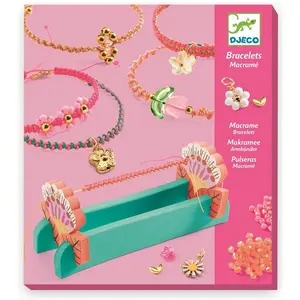 Djeco Makramee-Armbänder Rosa pas cher