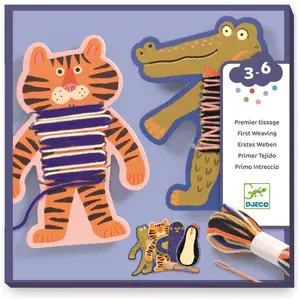 Djeco Erstes Weben Tierpullover, Kit de travail manuel pas cher