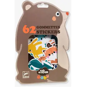 DJECO 62 gommettes animaux - vert TU pas cher