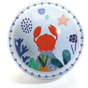 Djeco bal Fishee ball - kleurrijke speelbal zee thema Ø22 cm. pas cher