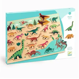 Djeco Inlegpuzzel - dinosaurussen II pas cher