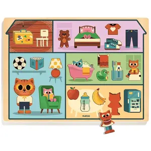 Djeco Puzzlo House 22 Teile (22 pièces) pas cher