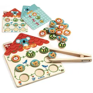 DJECO- Juegos educativos Clampi Jeux d'habileté, 31627, Multicolore pas cher