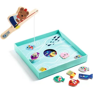 Jeu d'adresse extérieur Djeco Fuzzyfish Pêche aimantée pas cher