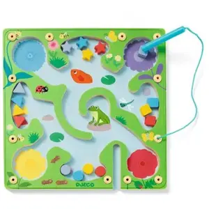 Comparateur de prix : Jeu d'éveil Djeco Circuit Aimanté Formes et Couleurs