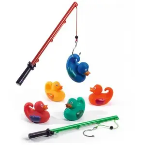 Jeu de pêche Djeco - Pêche aux canards Arc-en-ciel - Pour enfant de 3 ans et plus - Intérieur pas cher