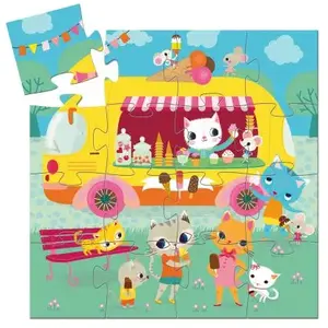 Puzzle 16p Le glacier Djeco pas cher