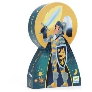 Puzzle enfant Djeco Chevalier de la pleine lune 36 pièces pas cher