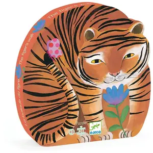 Djeco - Djeco Silhouetpuzzel Wandeling van de Tijger