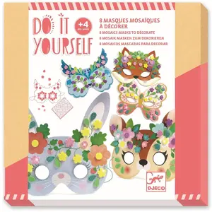 Djeco DIY - Mosaik Masken Waldtiere pas cher