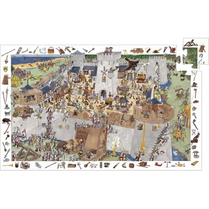 Djeco Le Château Fort Puzzle 100 pcs pas cher