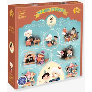 Puzzle 54 pièces Djeco Pinocchio pas cher