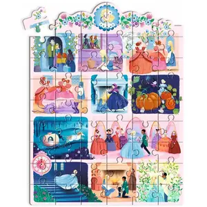 Djeco Puzzle à histoires Cendrillon 54 pièces (54 pièces) pas cher