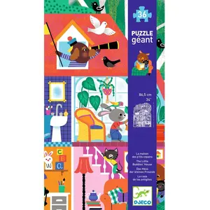 Djeco Mil ini ka d lion - Gyv n namai (36 dalys) (36 pièces) pas cher