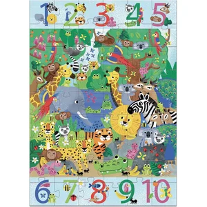 DJECO- P. Gigante 1 a 10 Jungla Jeux d'habileté, 37148, Multicolore pas cher