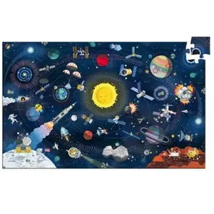 Puzzle DJECO L'espace - 200 pièces - Pour Enfant de 6 ans et plus - Multicolore pas cher