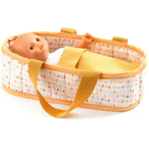 Djeco Tragetasche mit Puppe Mini Sasha 20cm pas cher