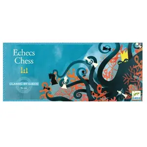 Ginger Ray Jeu Classic Échecs - DJECO - Classic Échecs - Mixte - Multicolore - Bleu pas cher