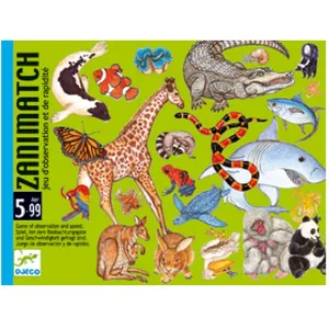 Comparateur de prix : DJECO Zanimatch Jeux de cartes DJECOcartes, multicolore (36)