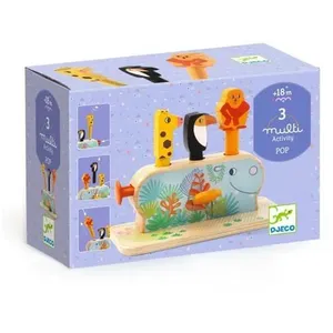 Djeco Jeu à encastrer Baby couleur Multi Pop pas cher