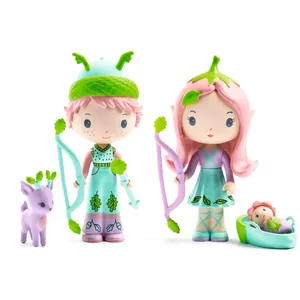 Djeco Figurines Lily & Sylvestre Tinyly pas cher