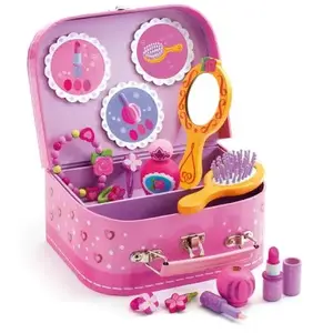 Vanity avec accessoires en bois pour jouer à la Maman dès 4 ans - DJECO pas cher
