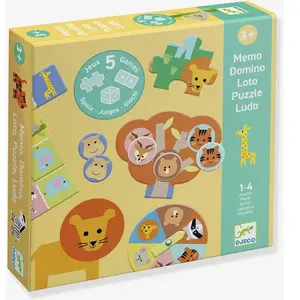 Djeco Tiere der Savanne (5 Spiele) (mult) pas cher