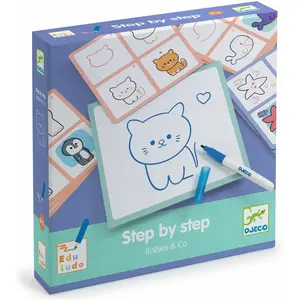 Djeco Eduludo Step by step Babies & Co (mult) pas cher
