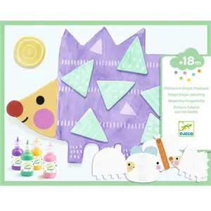 Djeco Magische Fingerfarben Kleine Formen pas cher