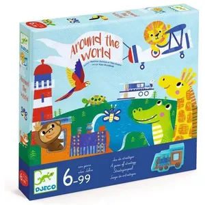 DJECO - Jeu Around The World Habilité, Multicolore (38598) pas cher