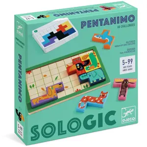 Casse-tête Djeco Sologic Pentanimo pas cher