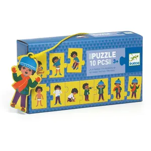 Puzzle frise Djeco Je m'habille pas cher