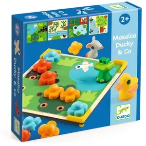 Djeco Jeu éducatif Mosaïco Ducky & Co pas cher