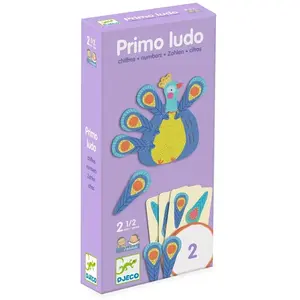 DJECO- Eduludo Primo Ludo-1,2,3,4 Jeux d'habileté, 38366, Multicolore pas cher