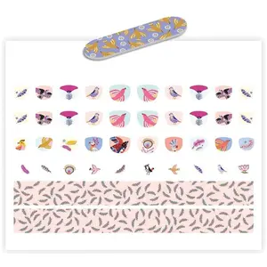 Stickers pour ongles Oiseaux Djeco pas cher