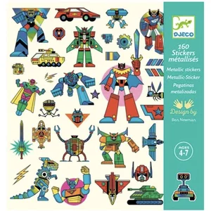 Comparateur de prix : Jeu créatif Djeco Stickers Robots