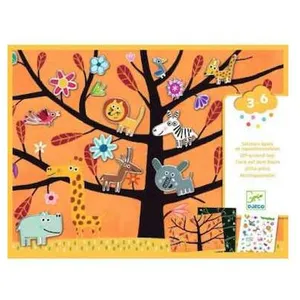 Djeco stickers katten - creatieve knutselset voor kinderen.
