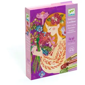 Djeco Images de paillettes Parfum de fleurs pas cher