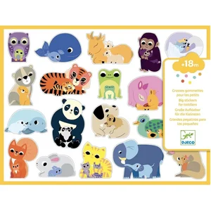 DESIGN BY Gommettes - Djeco - DJ09077 - Mamans et Bébés - 100 stickers - 32x24 cm - À partir de 18 mois pas cher