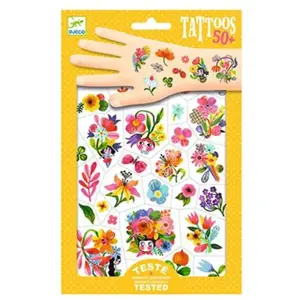 Tatouages Aqua Flor Djeco pas cher