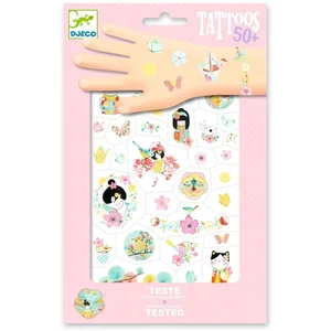 Djeco body art tattoo Sakura - tijdelijke kindertatoeages bloemen. pas cher