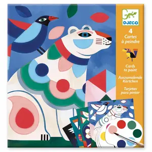 Djeco kleurplaten Fanciful Bestiary pas cher