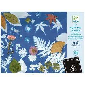 Djeco Recharge de papier bleu 12 pcs pas cher