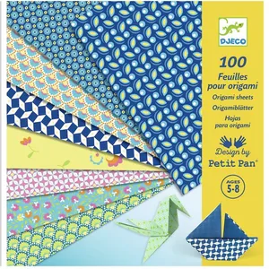 Djeco, Papier à bricolage, Papier origami Natsu 100 feuilles (100 x)